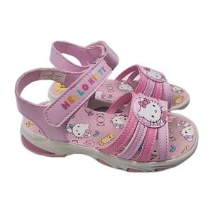 HELLO KITTY Girls Light Up Sandals Size 11